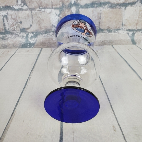 Bubba Gump Collectable Cobalt Glass San Francisco - Picture 8 of 10